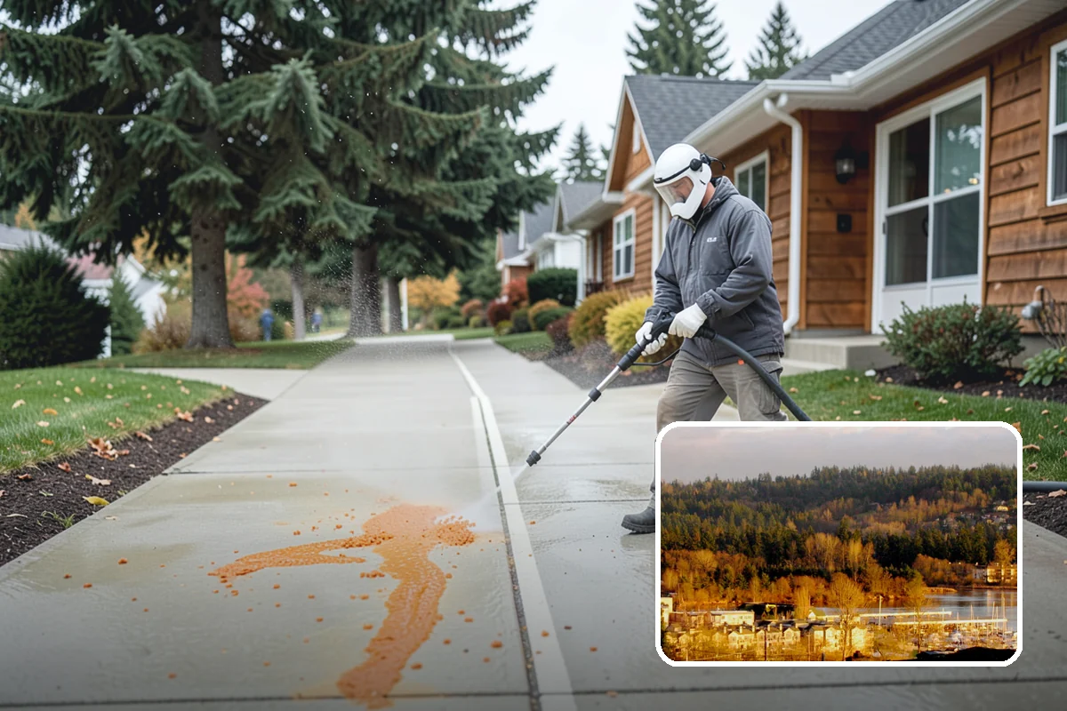 Fertilizer Stain Removal in Kenmore, King County, WA - Dissolves iron-based fertilizer staining at the source