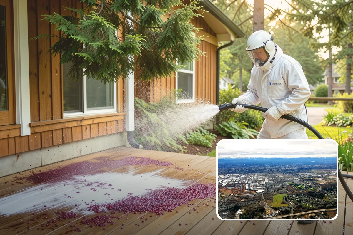 Fertilizer Stain Removal in Kent, King County, WA - Dissolves iron-based fertilizer staining at the source