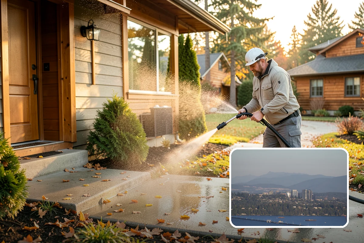 Fertilizer Stain Removal in Medina, King County, WA - Dissolves iron-based fertilizer staining at the source