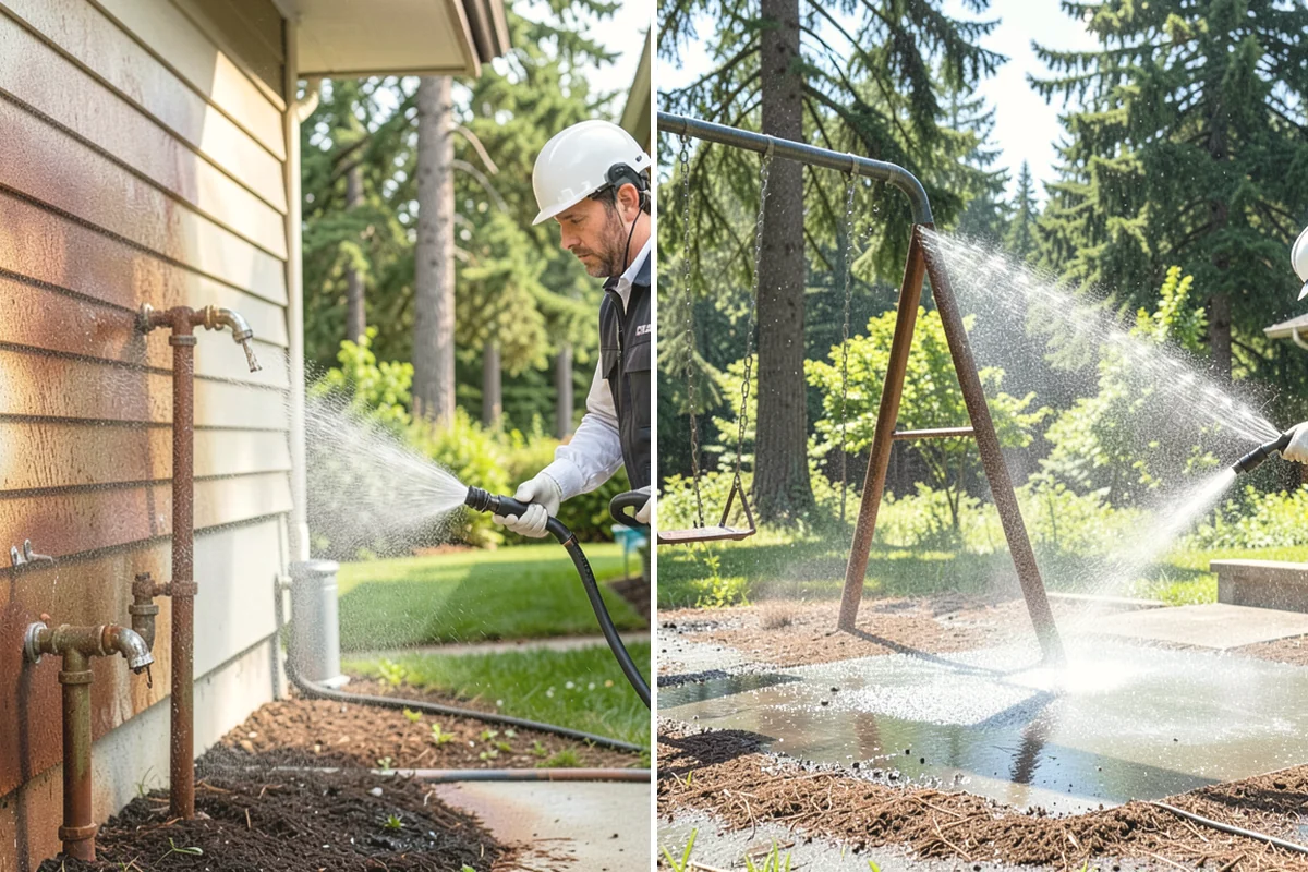 Fertilizer Stain Removal in Mill Creek, Snohomish County, WA - Identify the fertilizer stains and the affected surfaces