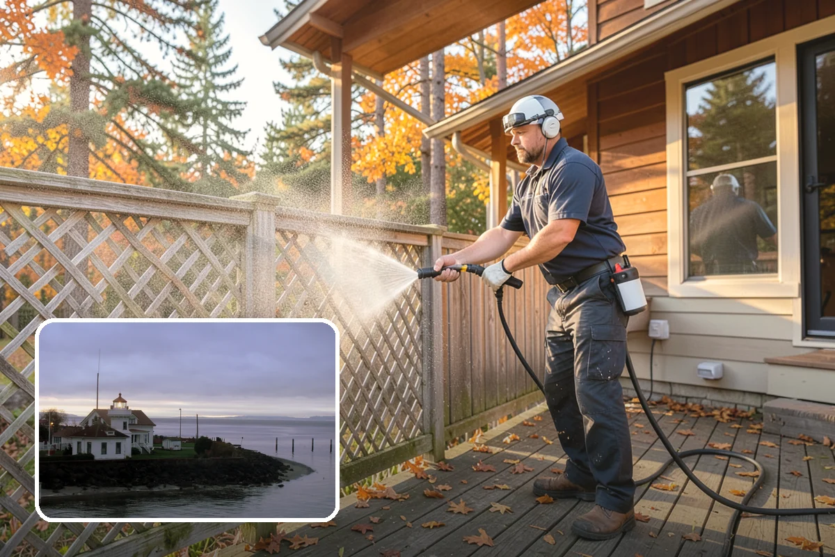 Fertilizer Stain Removal in Mukilteo, Snohomish County, WA - Dissolves iron-based fertilizer staining at the source