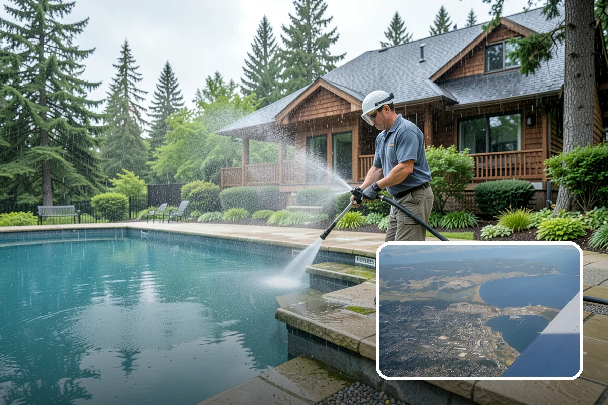 Fertilizer Stain Removal in Oak Harbor, Island County, WA - Dissolves iron-based fertilizer staining at the source