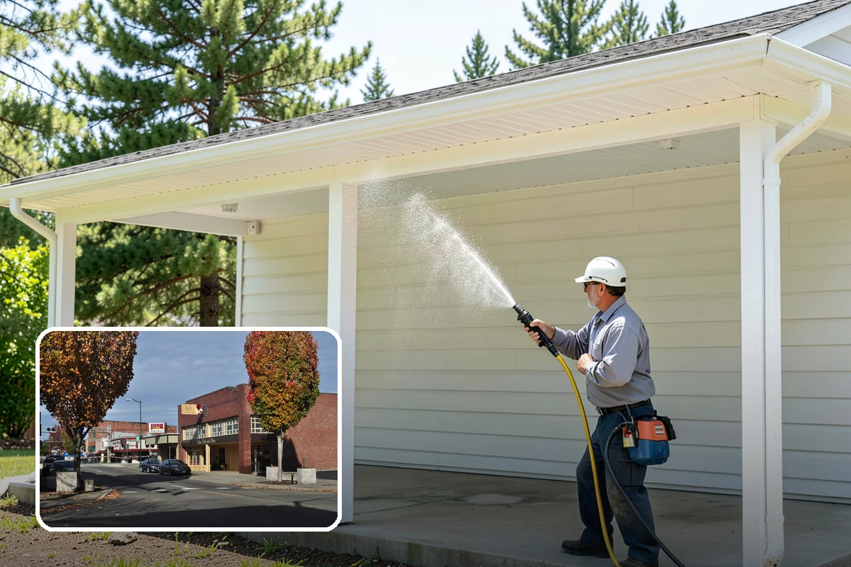 Fertilizer Stain Removal in Puyallup, Pierce County, WA - Dissolves iron-based fertilizer staining at the source