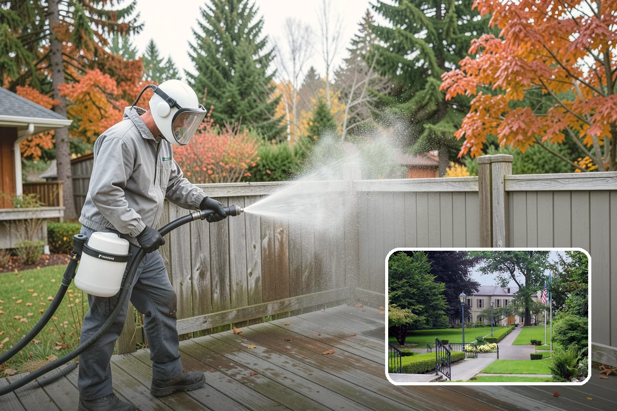 Fertilizer Stain Removal in Woodinville, King County, WA - Dissolves iron-based fertilizer staining at the source
