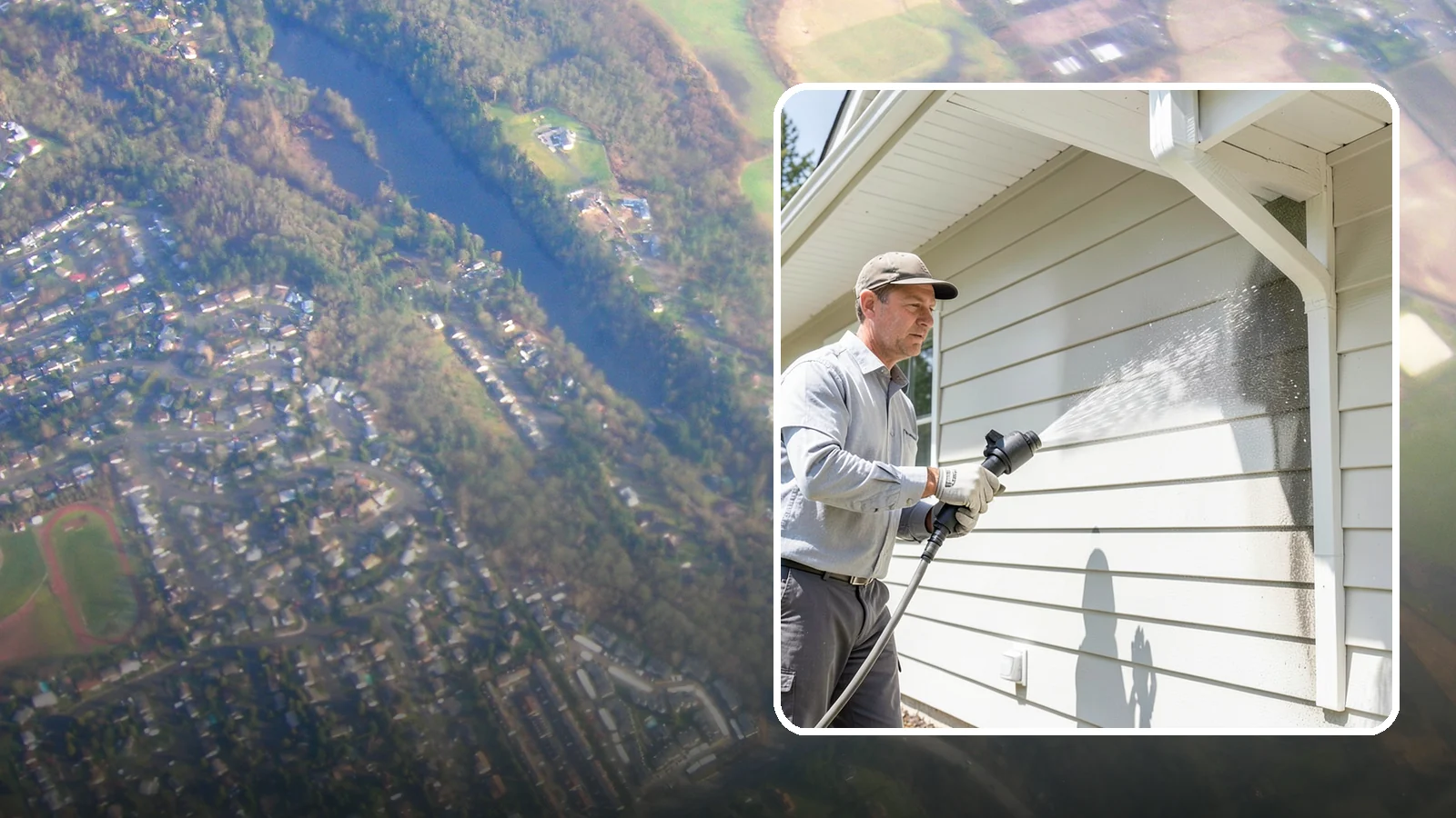 Fiber Cement Siding Washing in Algona, King County, WA - Fiber cement siding washing gently lifts mildew and grime from Hardie board while preserving its factory paint and sealed edges.