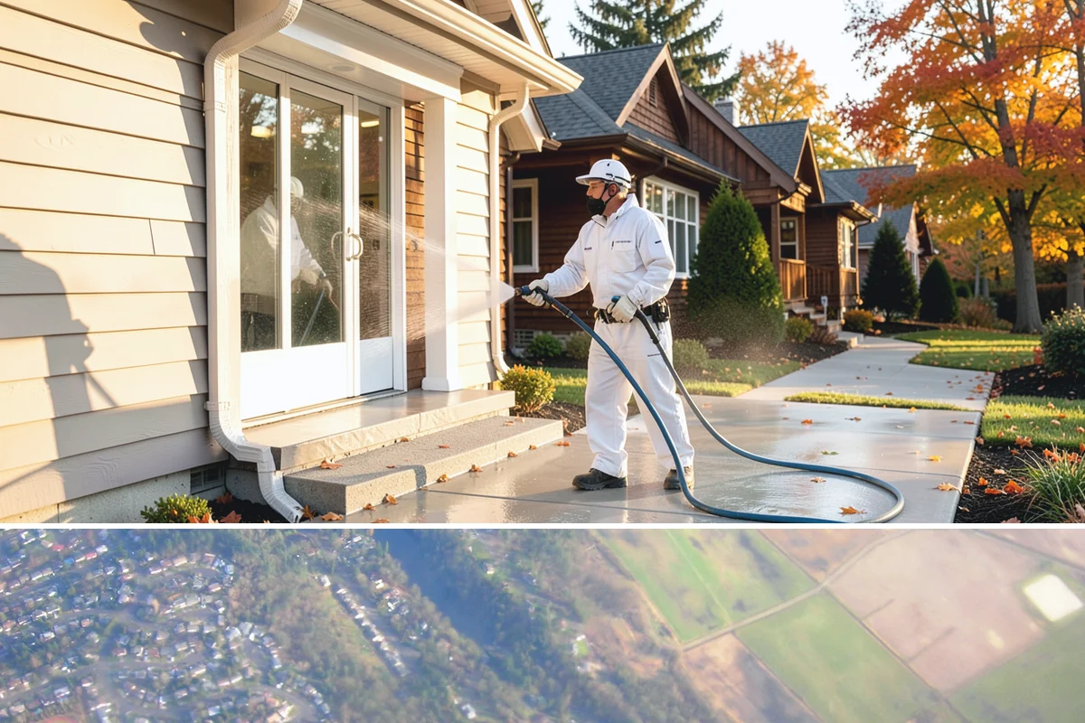 Fiber Cement Siding Washing in Algona, King County, WA - Schedule during the dry summer stretch so the boards dry thoroughly and the coating is not left damp.