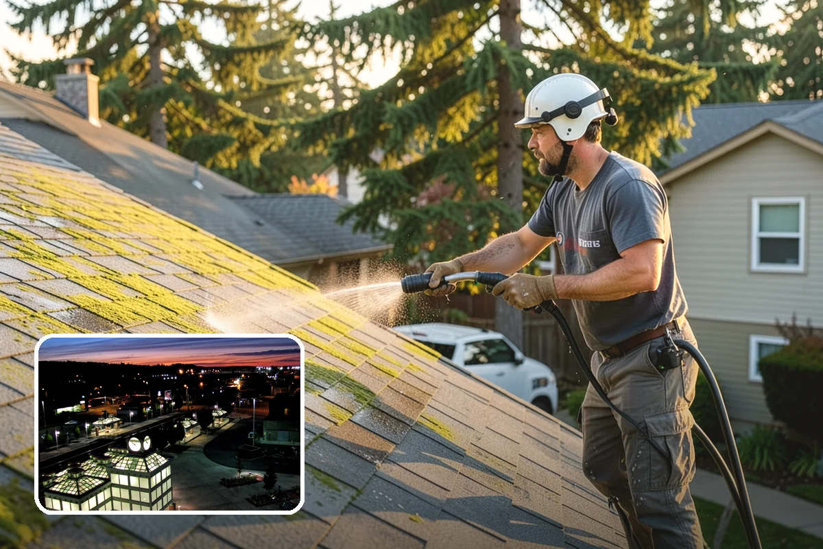 Fiber Cement Siding Washing in Auburn, King County, WA - Preserves factory paint and sealed board edges