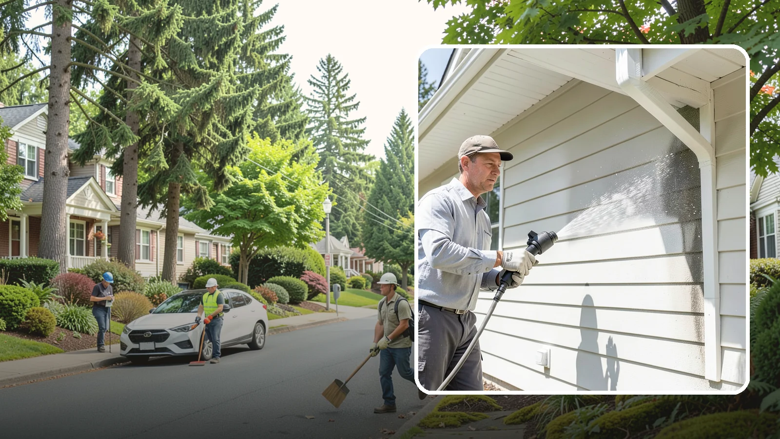 Fiber Cement Siding Washing in Beaux Arts Village, King County, WA - Fiber cement siding washing gently lifts mildew and grime from Hardie board while preserving its factory paint and sealed edges.