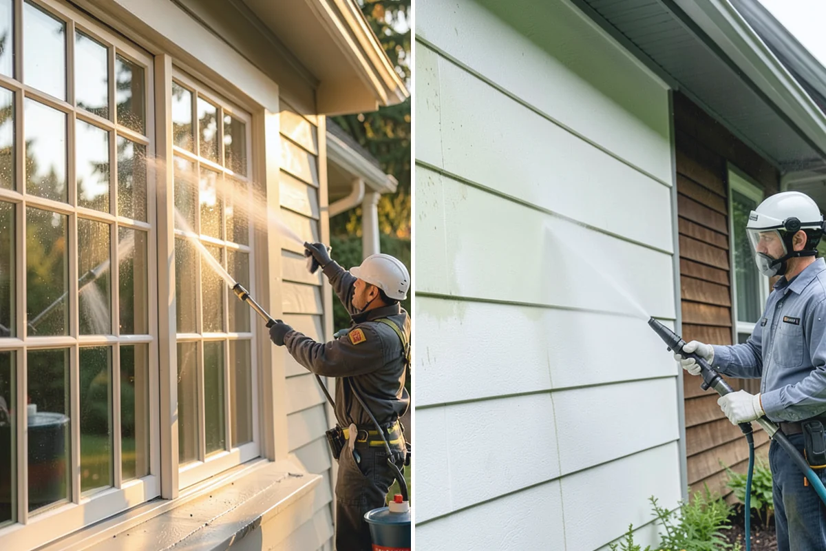 Fiber Cement Siding Washing in Beaux Arts Village, King County, WA - Confirm the coating is sound and note any exposed edges