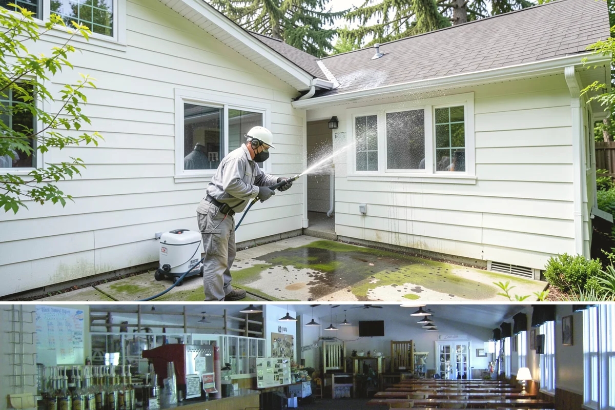 Fiber Cement Siding Washing in Black Diamond, King County, WA - Schedule during the dry summer stretch so the boards dry thoroughly and the coating is not left damp.