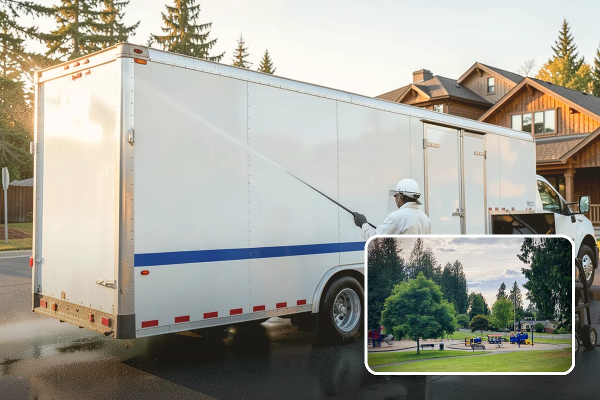 Fiber Cement Siding Washing in Bonney Lake, Pierce County, WA - Preserves factory paint and sealed board edges