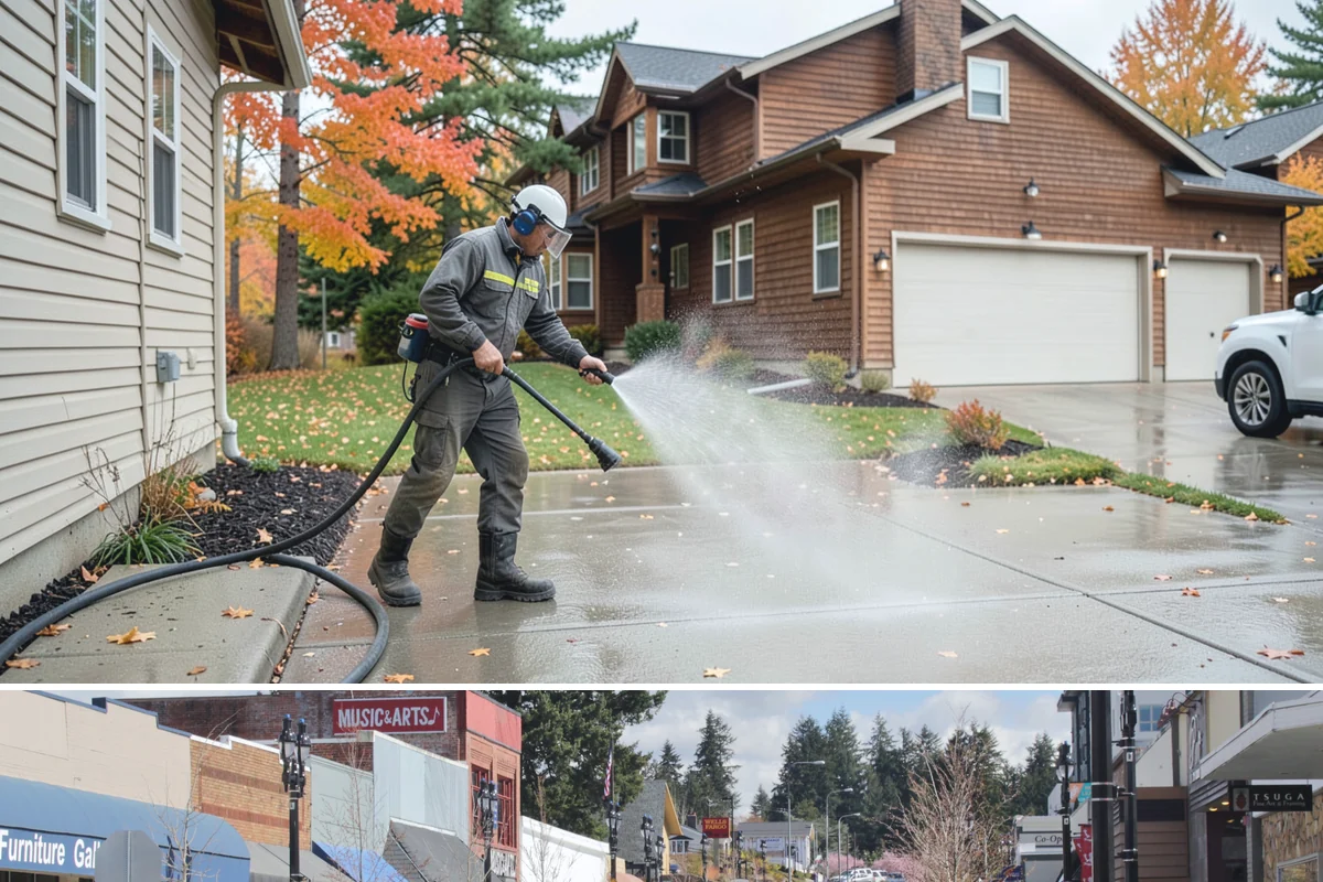Fiber Cement Siding Washing in Bothell, King County, WA - Schedule during the dry summer stretch so the boards dry thoroughly and the coating is not left damp.