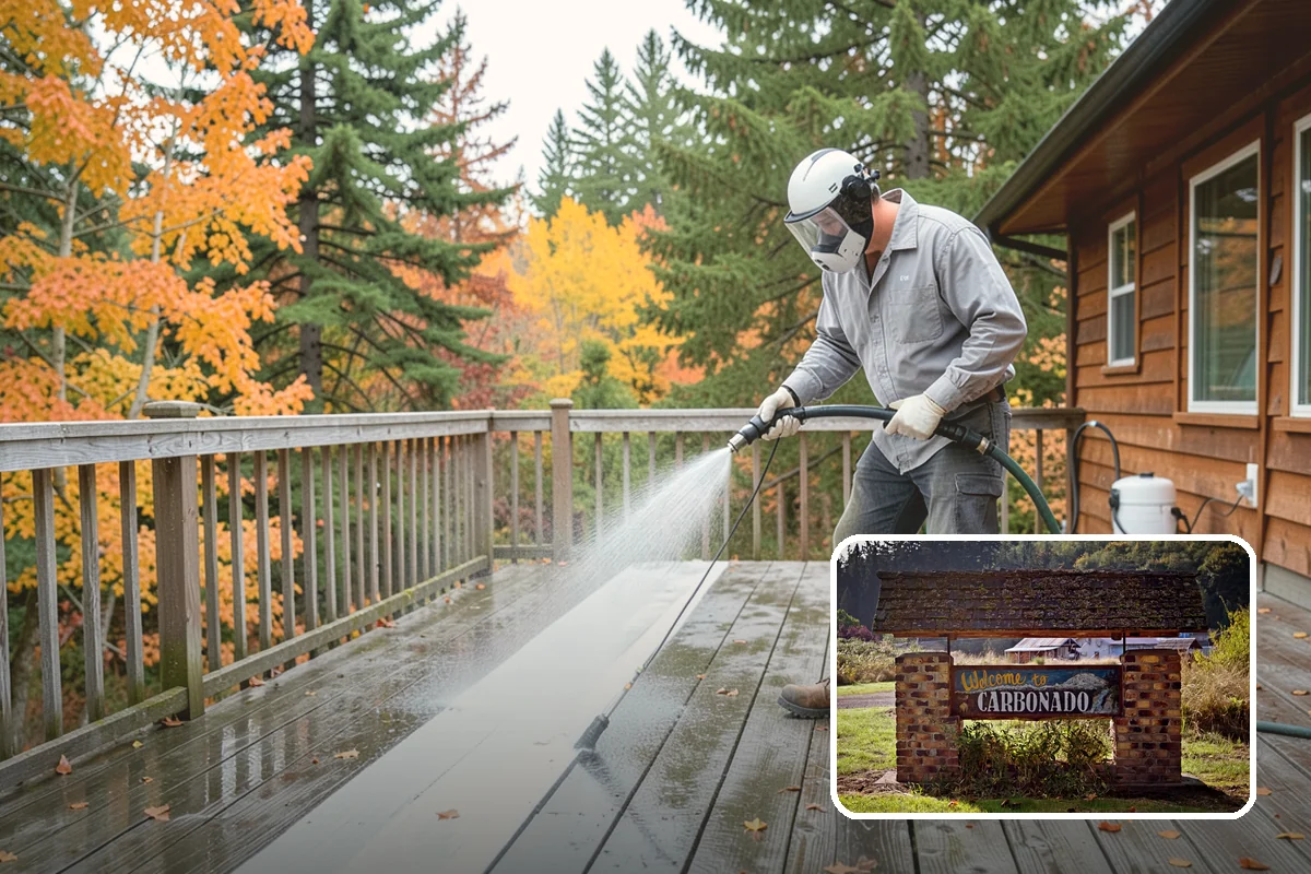 Fiber Cement Siding Washing in Carbonado, Pierce County, WA - Preserves factory paint and sealed board edges