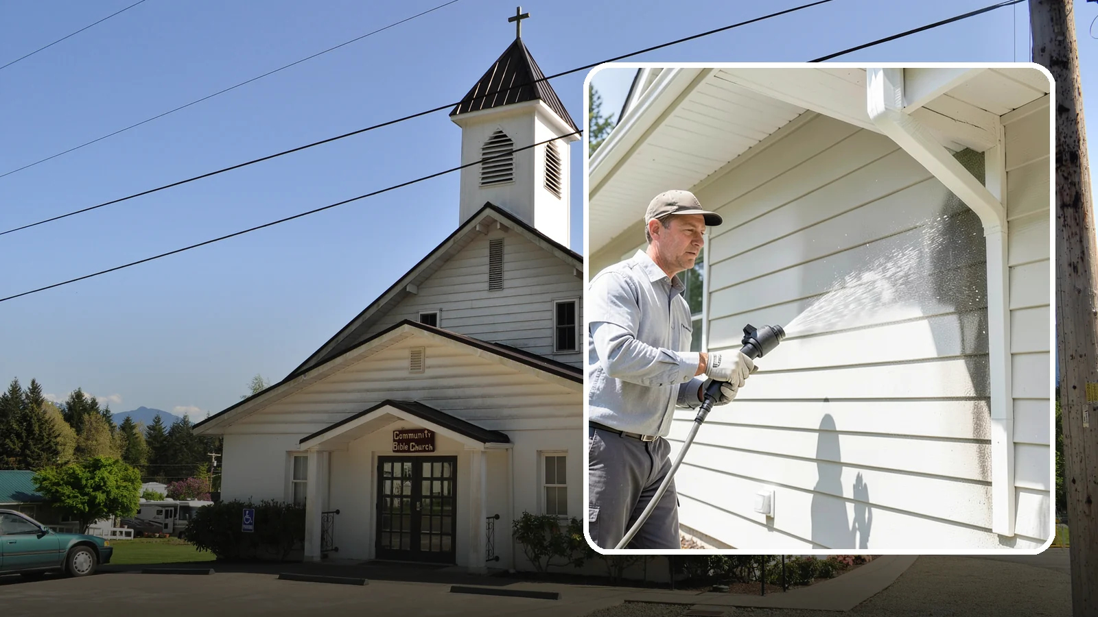 Fiber Cement Siding Washing in Concrete, Skagit County, WA - Fiber cement siding washing gently lifts mildew and grime from Hardie board while preserving its factory paint and sealed edges.