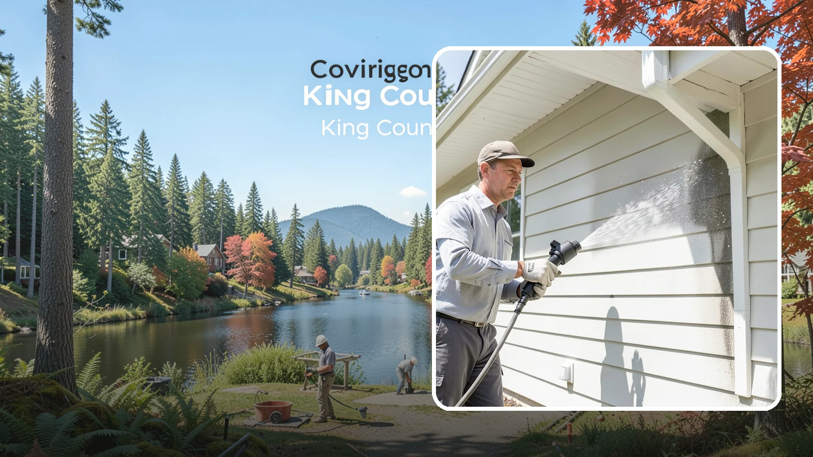 Fiber Cement Siding Washing in Covington, King County, WA - Fiber cement siding washing gently lifts mildew and grime from Hardie board while preserving its factory paint and sealed edges.