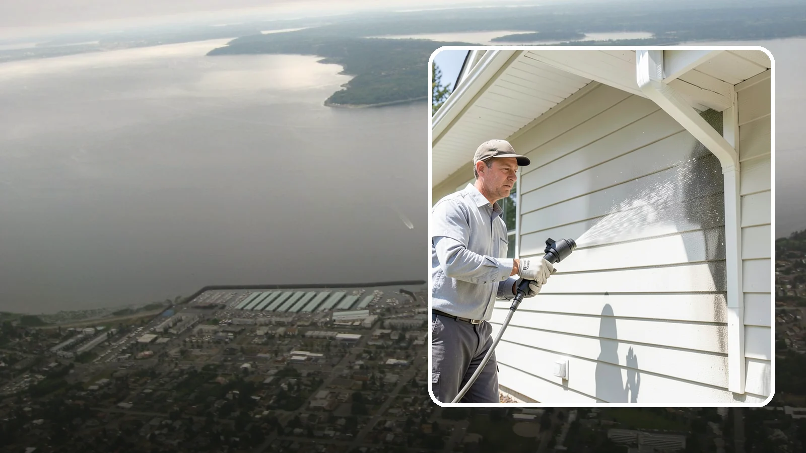Fiber Cement Siding Washing in Des Moines, King County, WA - Fiber cement siding washing gently lifts mildew and grime from Hardie board while preserving its factory paint and sealed edges.