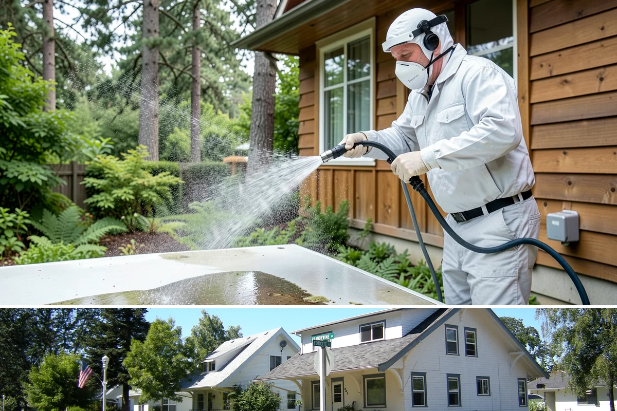 Fiber Cement Siding Washing in DuPont, Pierce County, WA - Schedule during the dry summer stretch so the boards dry thoroughly and the coating is not left damp.