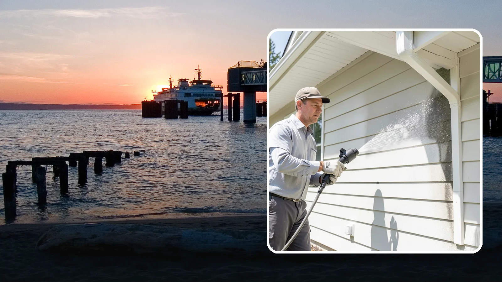 Fiber Cement Siding Washing in Edmonds, Snohomish County, WA - Fiber cement siding washing gently lifts mildew and grime from Hardie board while preserving its factory paint and sealed edges.