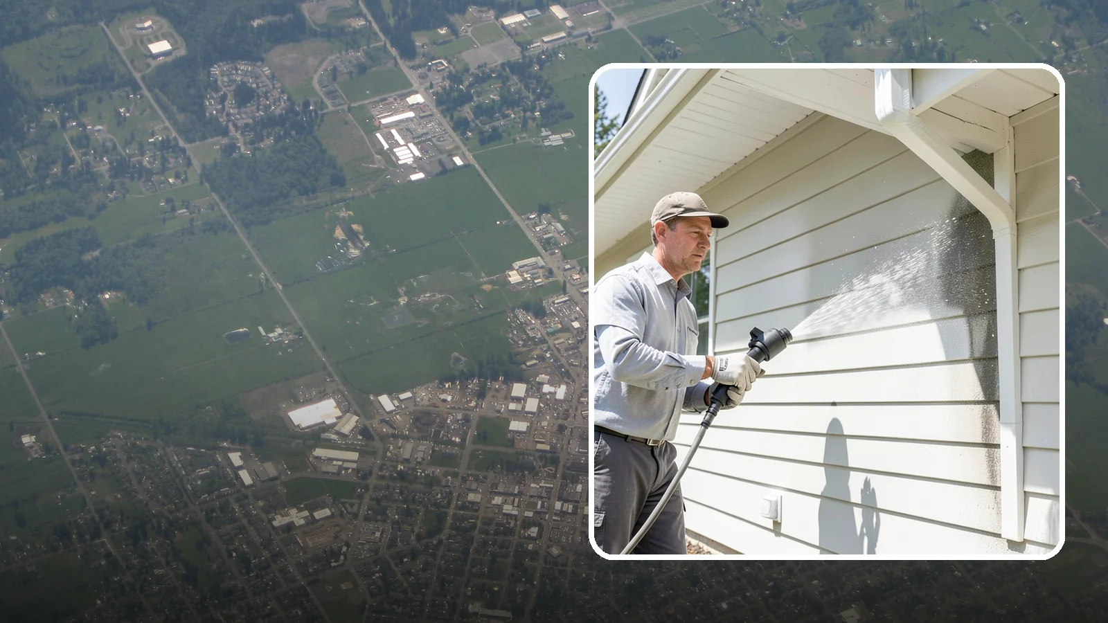 Fiber Cement Siding Washing in Enumclaw, King County, WA - Fiber cement siding washing gently lifts mildew and grime from Hardie board while preserving its factory paint and sealed edges.