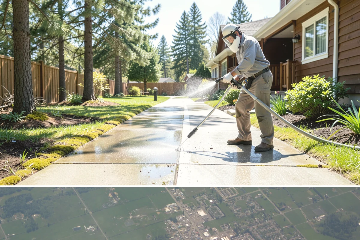 Fiber Cement Siding Washing in Enumclaw, King County, WA - Schedule during the dry summer stretch so the boards dry thoroughly and the coating is not left damp.