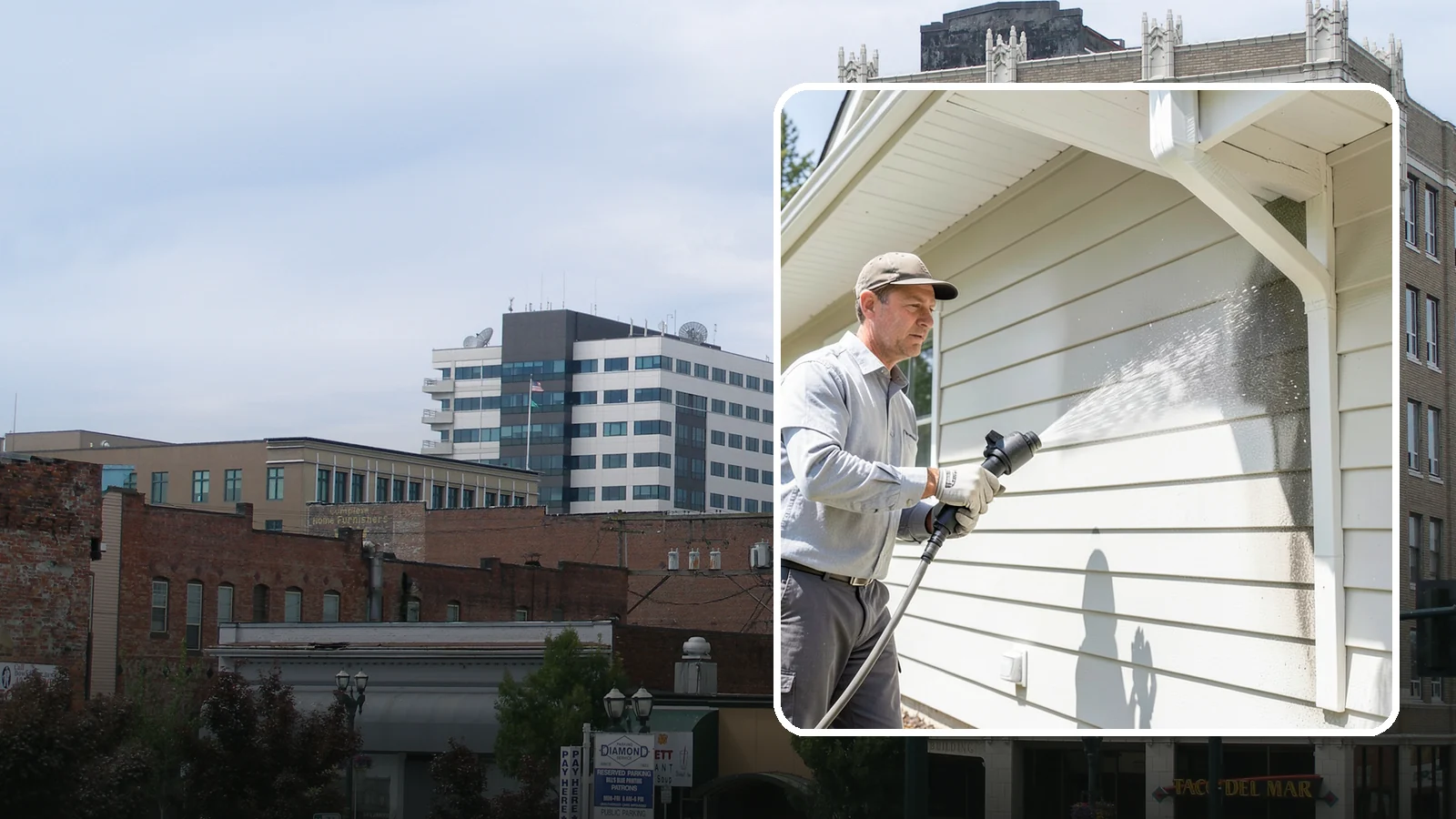 Fiber Cement Siding Washing in Everett, Snohomish County, WA - Fiber cement siding washing gently lifts mildew and grime from Hardie board while preserving its factory paint and sealed edges.