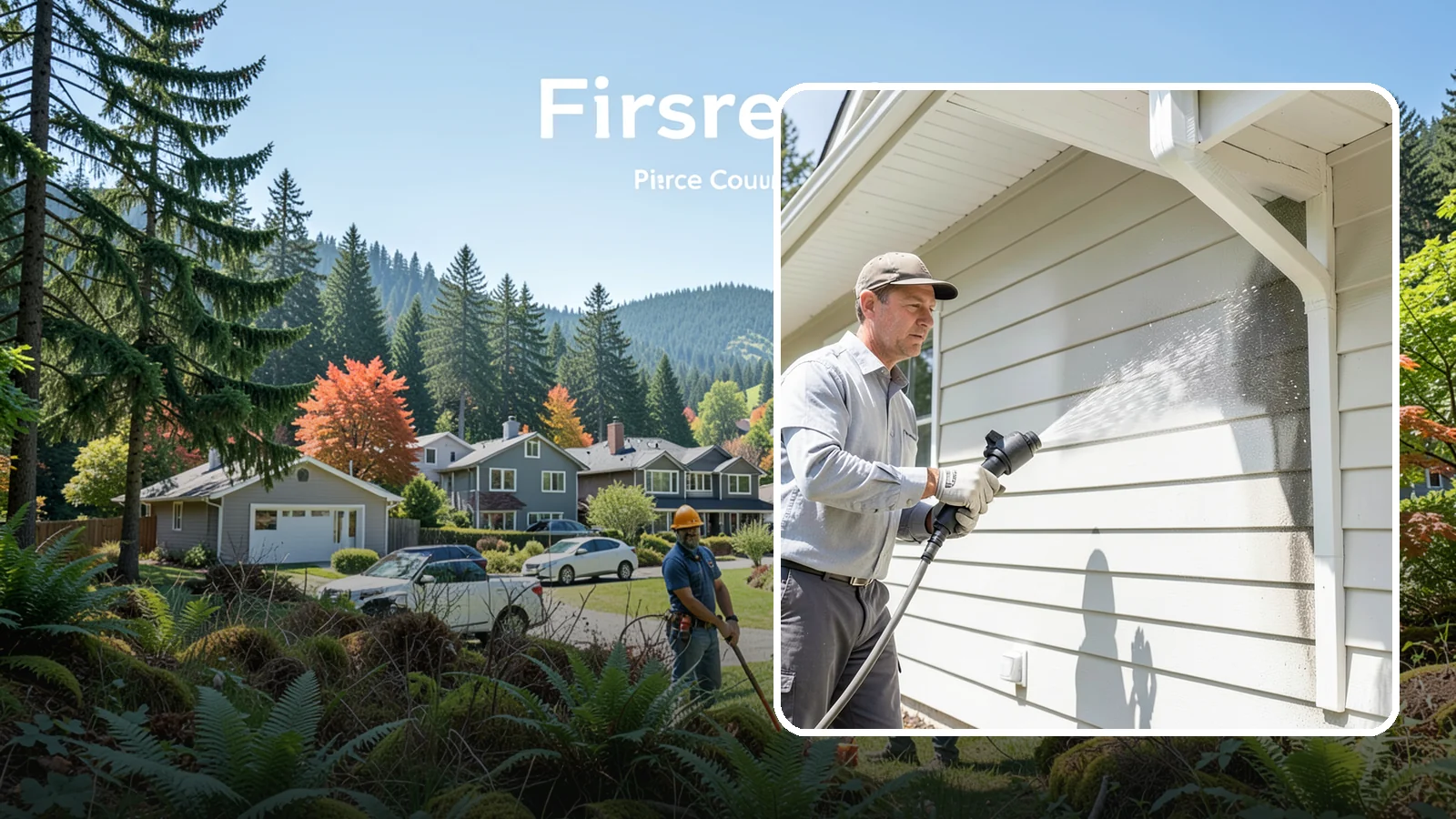 Fiber Cement Siding Washing in Fircrest, Pierce County, WA - Fiber cement siding washing gently lifts mildew and grime from Hardie board while preserving its factory paint and sealed edges.