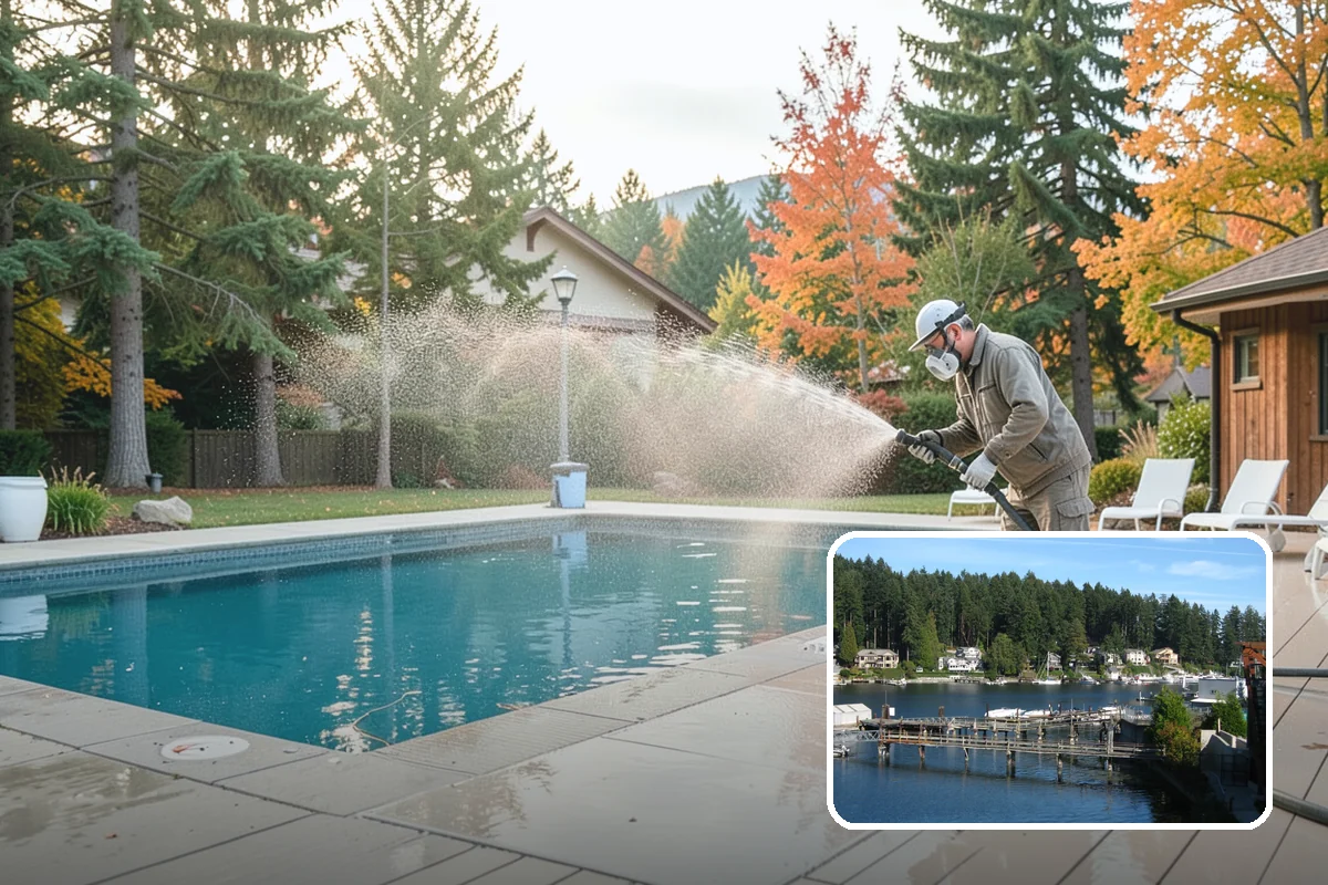 Fiber Cement Siding Washing in Gig Harbor, Pierce County, WA - Preserves factory paint and sealed board edges