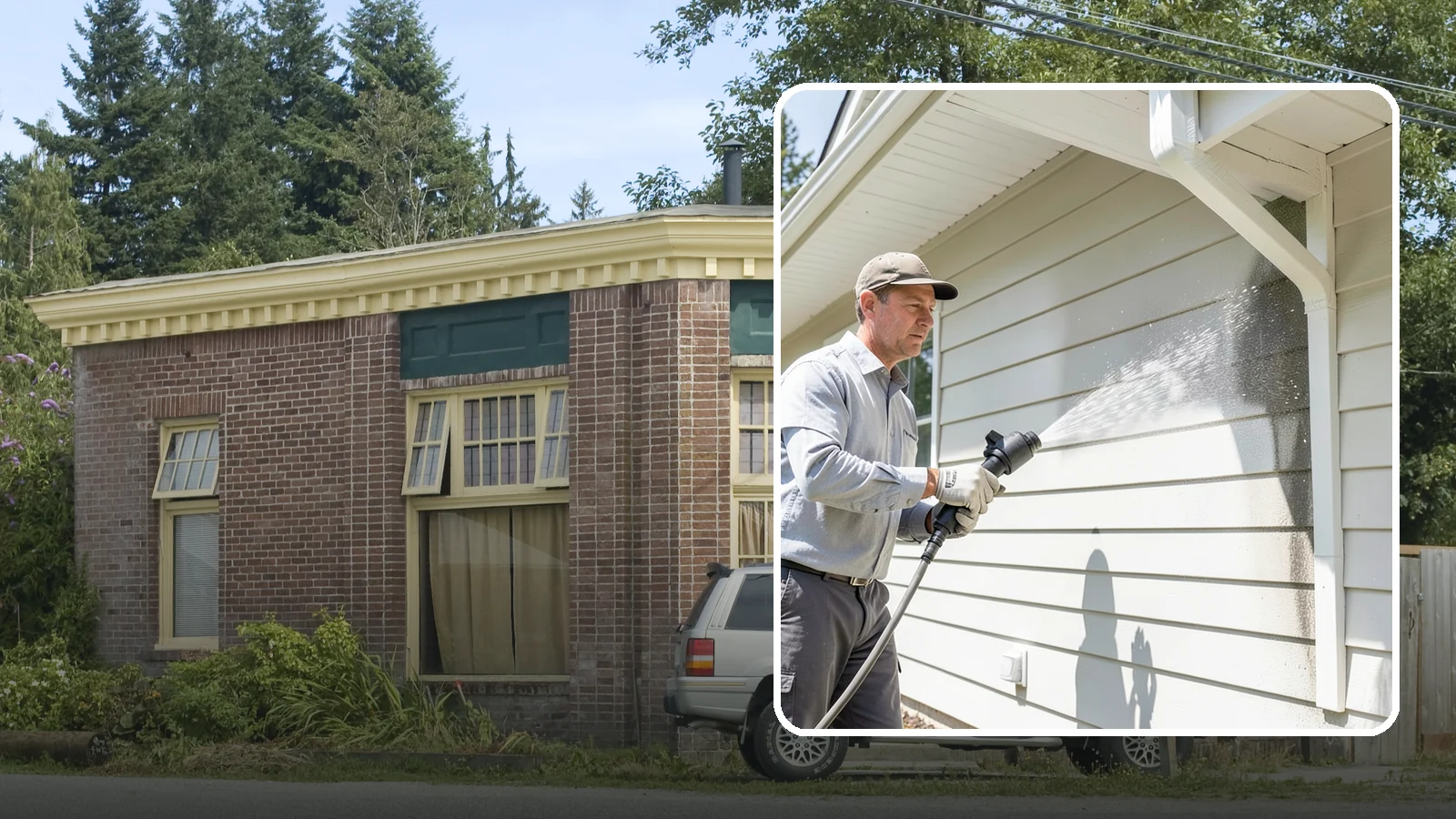 Fiber Cement Siding Washing in Hamilton, Skagit County, WA - Fiber cement siding washing gently lifts mildew and grime from Hardie board while preserving its factory paint and sealed edges.