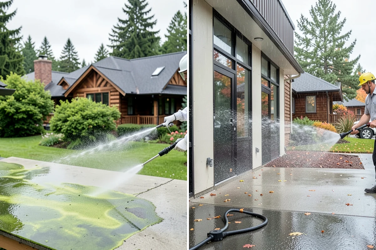 Fiber Cement Siding Washing in Hunts Point, King County, WA - Confirm the coating is sound and note any exposed edges