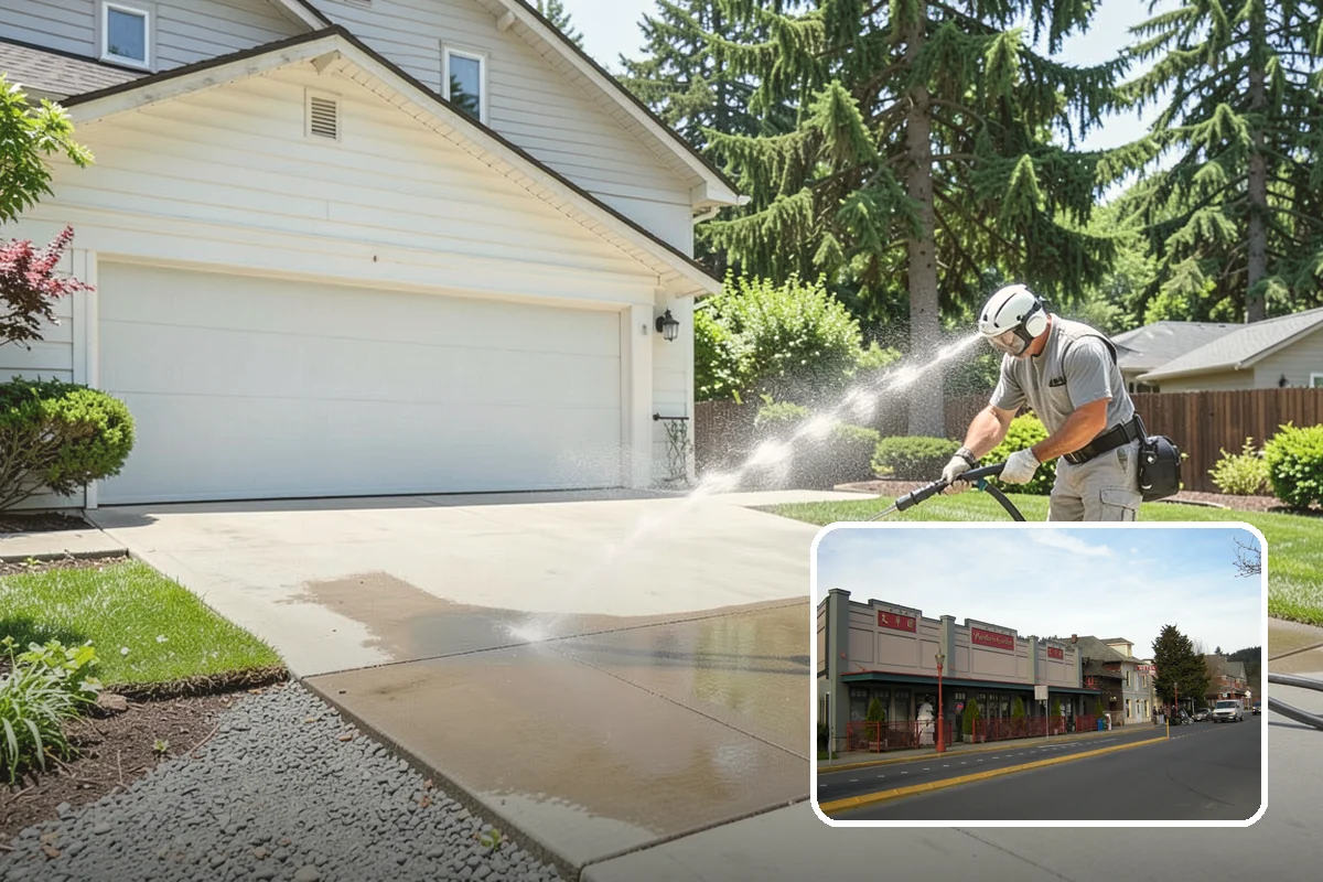 Fiber Cement Siding Washing in Issaquah, King County, WA - Preserves factory paint and sealed board edges