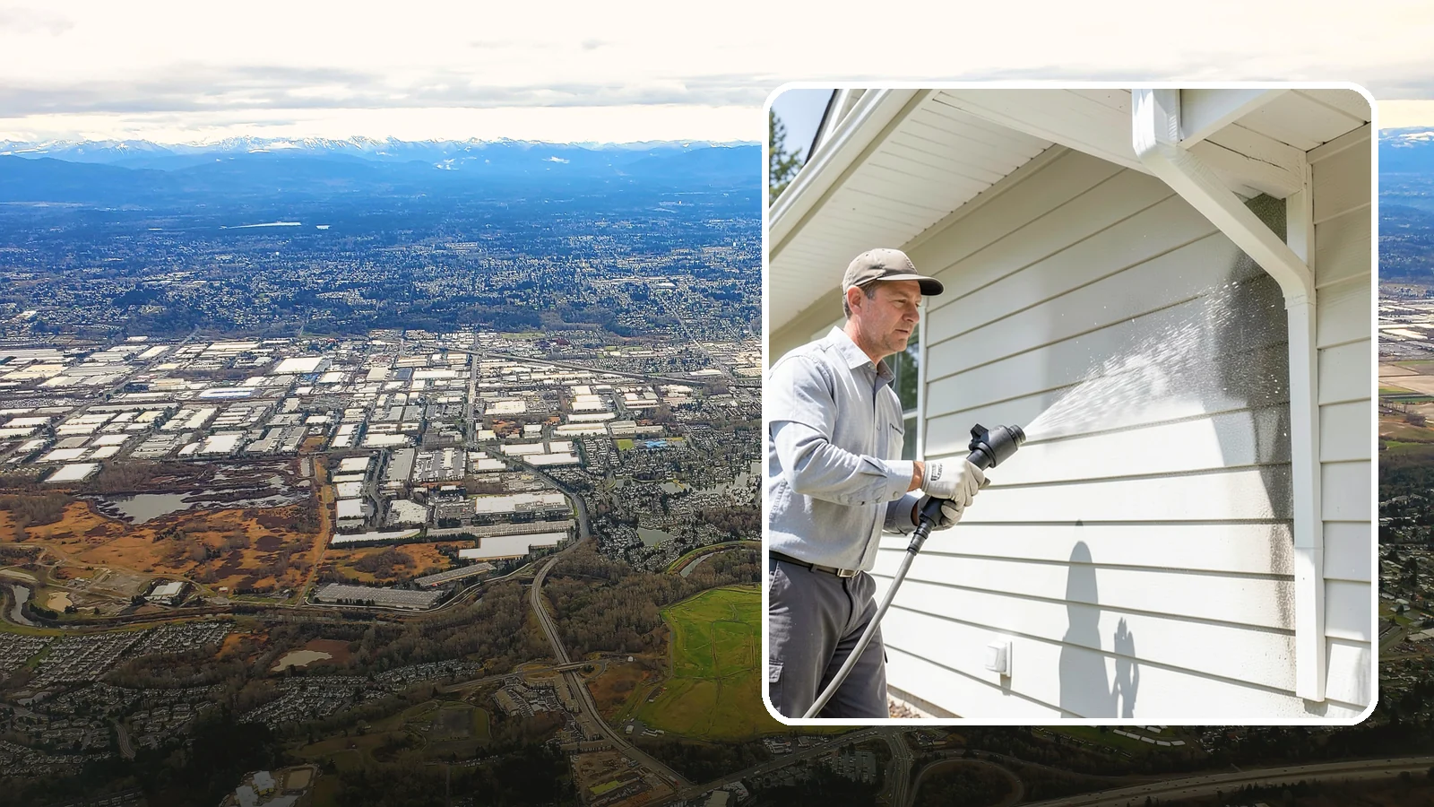 Fiber Cement Siding Washing in Kent, King County, WA - Fiber cement siding washing gently lifts mildew and grime from Hardie board while preserving its factory paint and sealed edges.