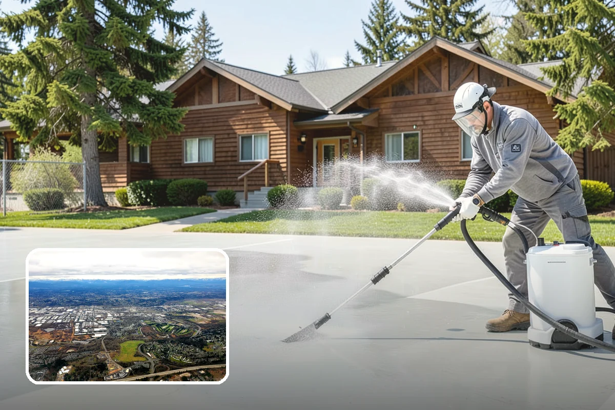 Fiber Cement Siding Washing in Kent, King County, WA - Preserves factory paint and sealed board edges
