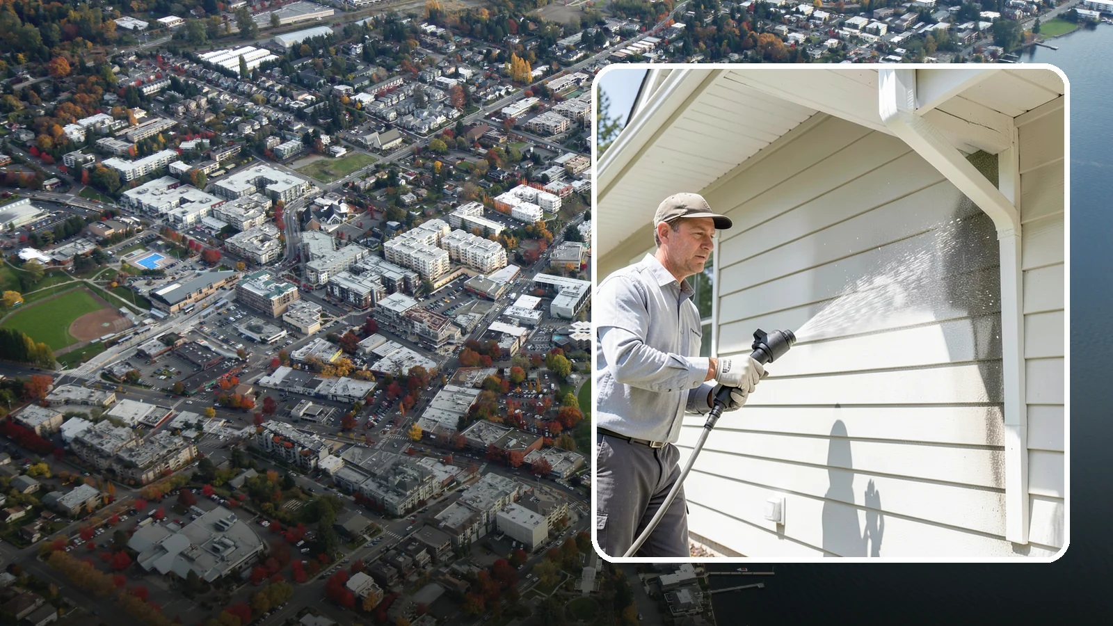 Fiber Cement Siding Washing in Kirkland, King County, WA - Fiber cement siding washing gently lifts mildew and grime from Hardie board while preserving its factory paint and sealed edges.
