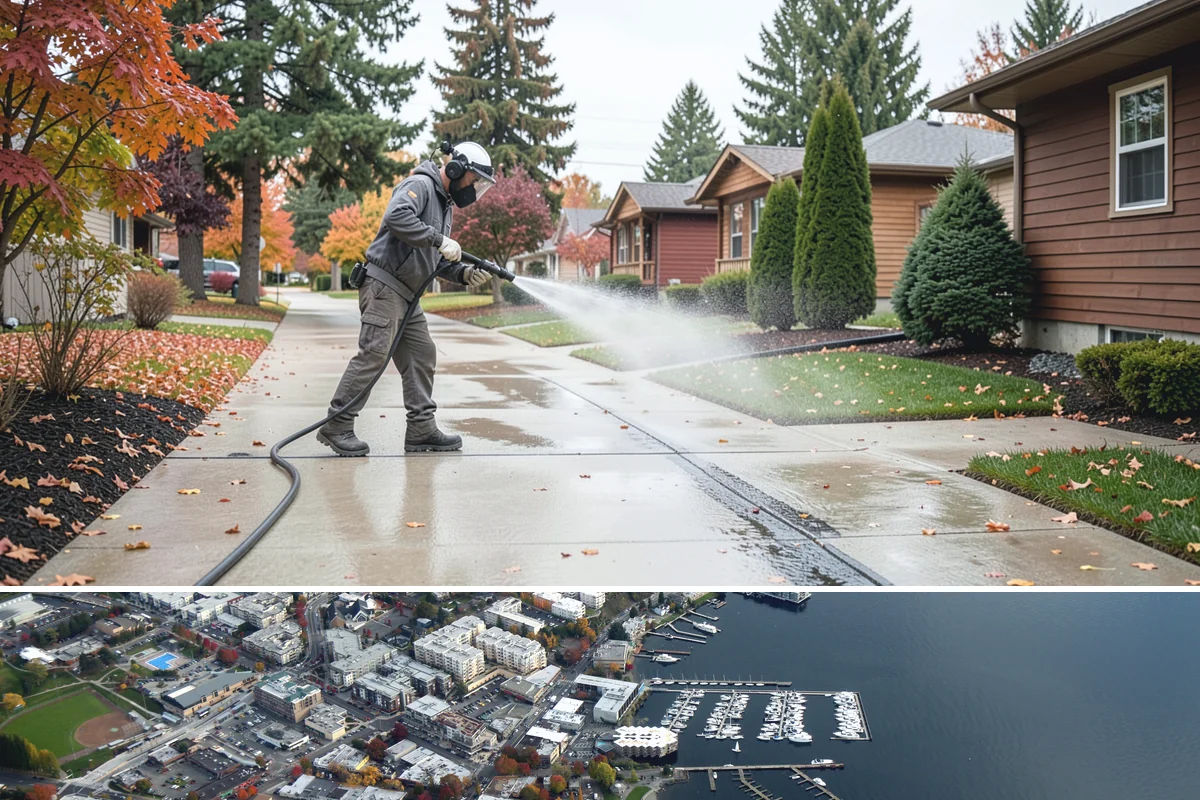 Fiber Cement Siding Washing in Kirkland, King County, WA - Schedule during the dry summer stretch so the boards dry thoroughly and the coating is not left damp.