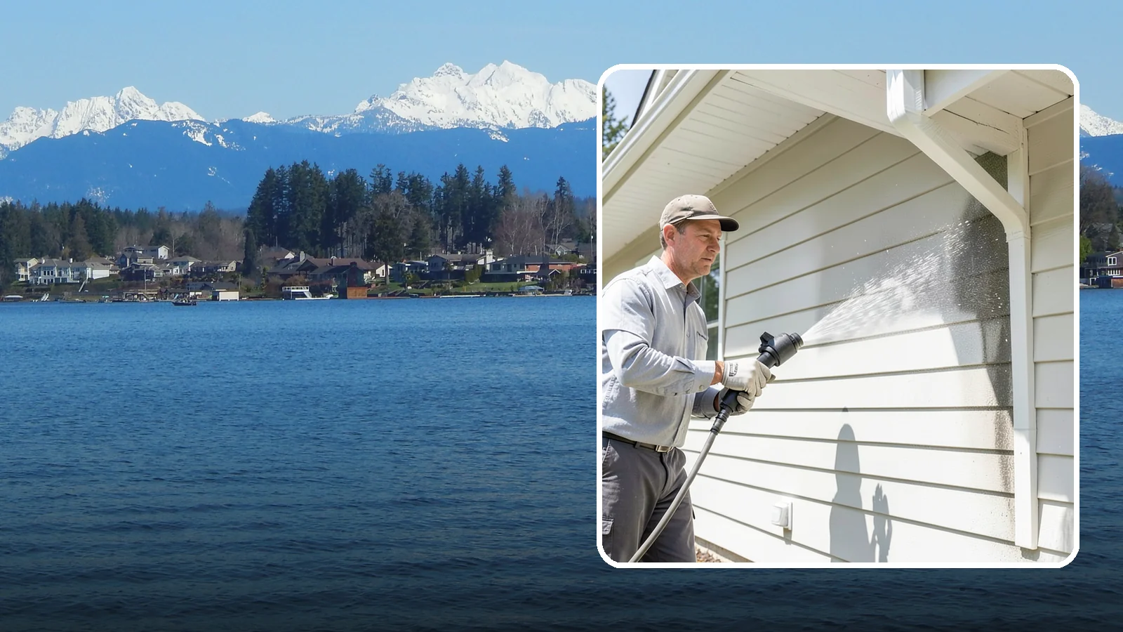 Fiber Cement Siding Washing in Lake Stevens, Snohomish County, WA - Fiber cement siding washing gently lifts mildew and grime from Hardie board while preserving its factory paint and sealed edges.