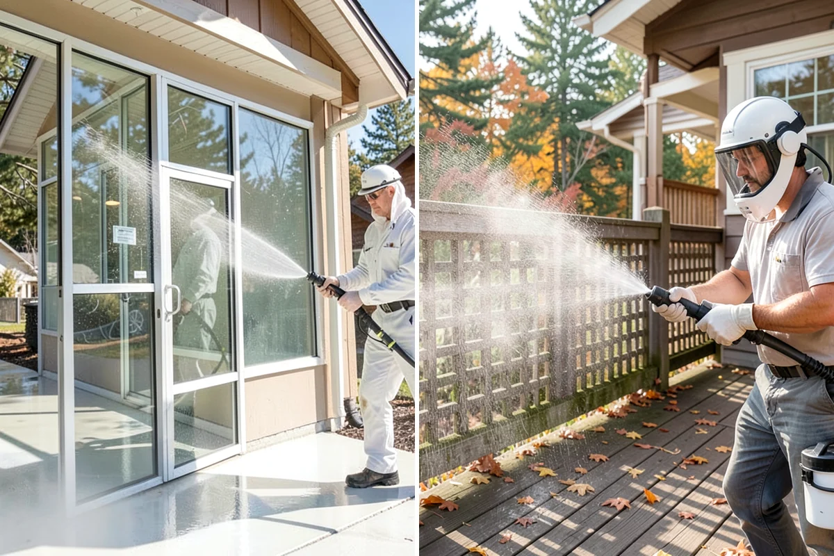 Fiber Cement Siding Washing in Lakewood, Pierce County, WA - Confirm the coating is sound and note any exposed edges