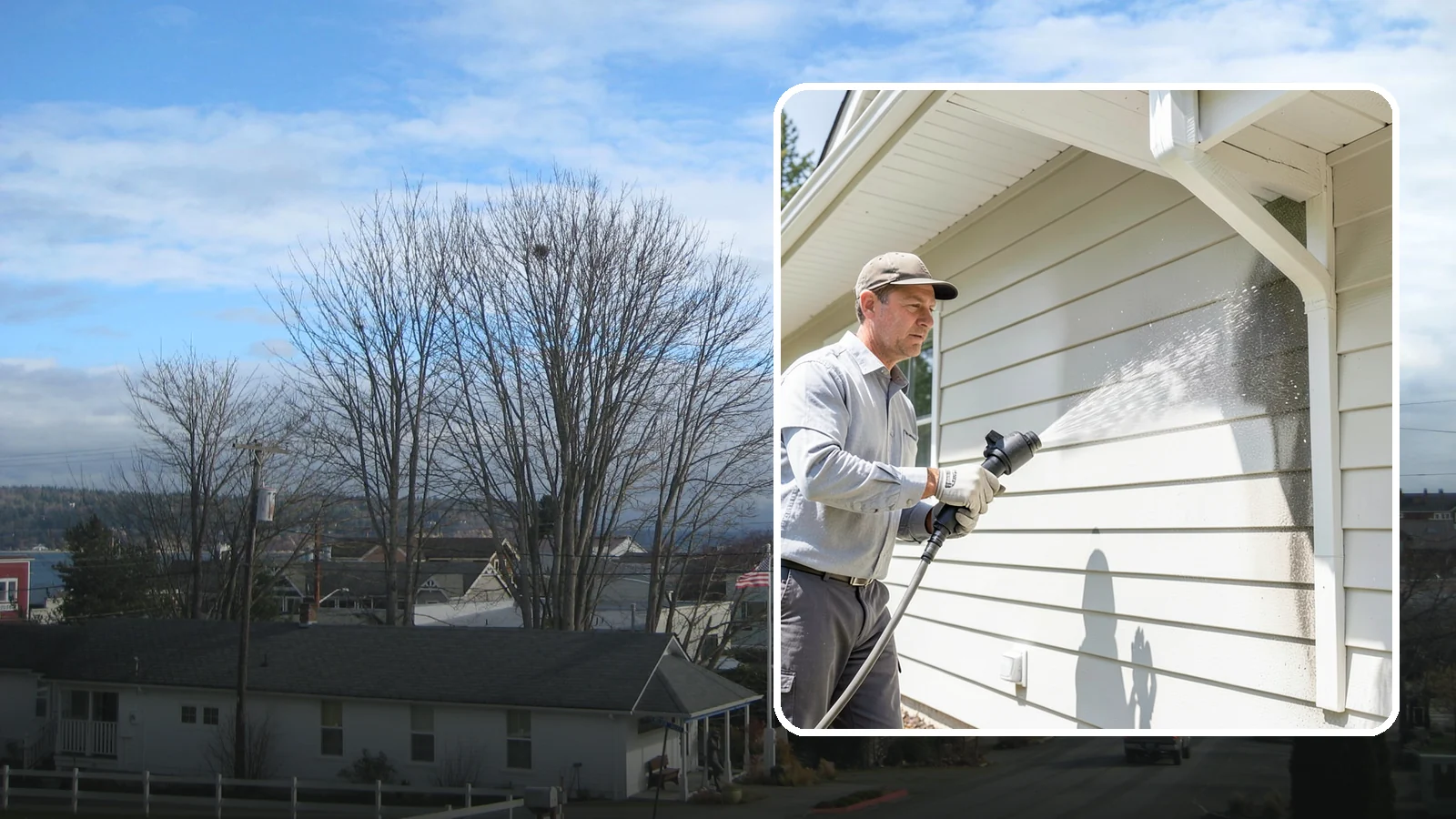 Fiber Cement Siding Washing in Langley, Island County, WA - Fiber cement siding washing gently lifts mildew and grime from Hardie board while preserving its factory paint and sealed edges.