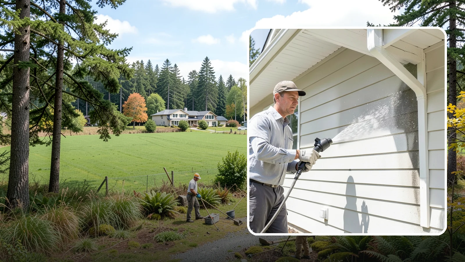 Fiber Cement Siding Washing in Lyman, Skagit County, WA - Fiber cement siding washing gently lifts mildew and grime from Hardie board while preserving its factory paint and sealed edges.