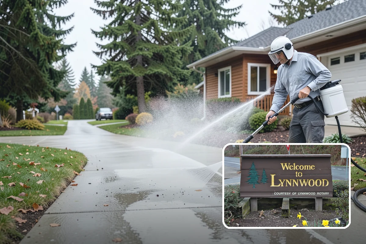 Fiber Cement Siding Washing in Lynnwood, Snohomish County, WA - Preserves factory paint and sealed board edges
