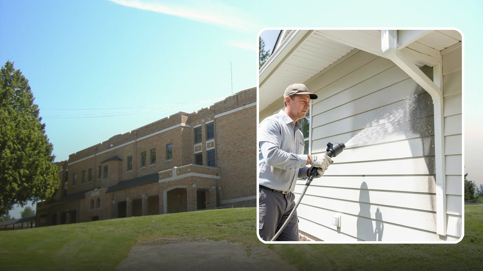 Fiber Cement Siding Washing in Maple Valley, King County, WA - Fiber cement siding washing gently lifts mildew and grime from Hardie board while preserving its factory paint and sealed edges.