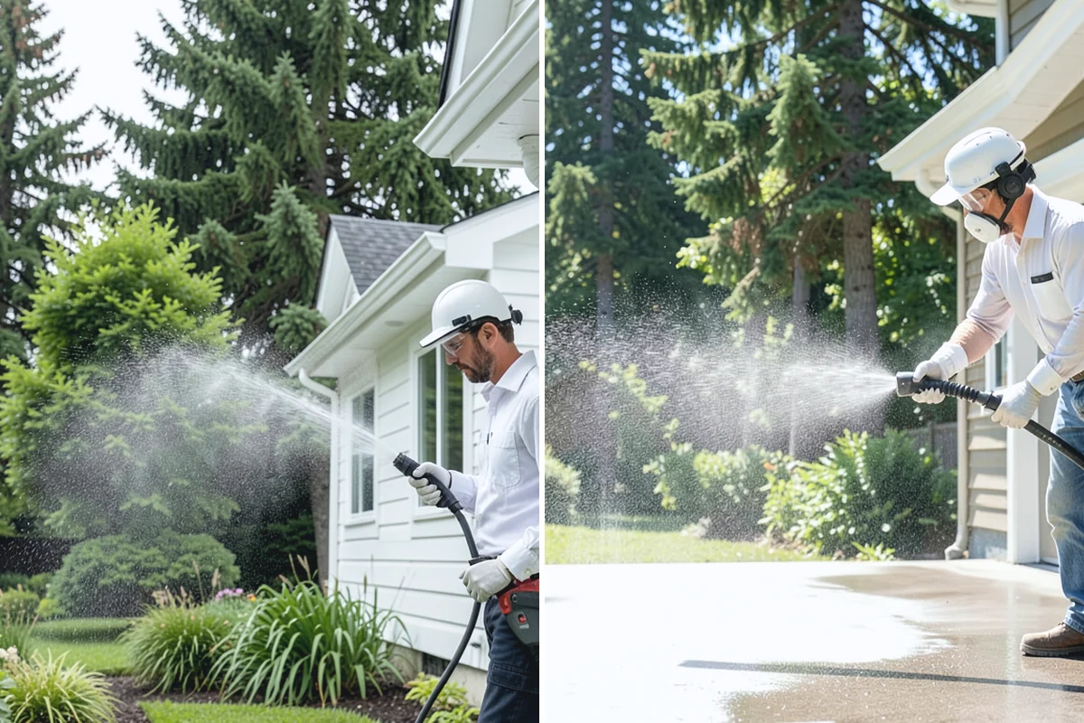 Fiber Cement Siding Washing in Marysville, Snohomish County, WA - Confirm the coating is sound and note any exposed edges