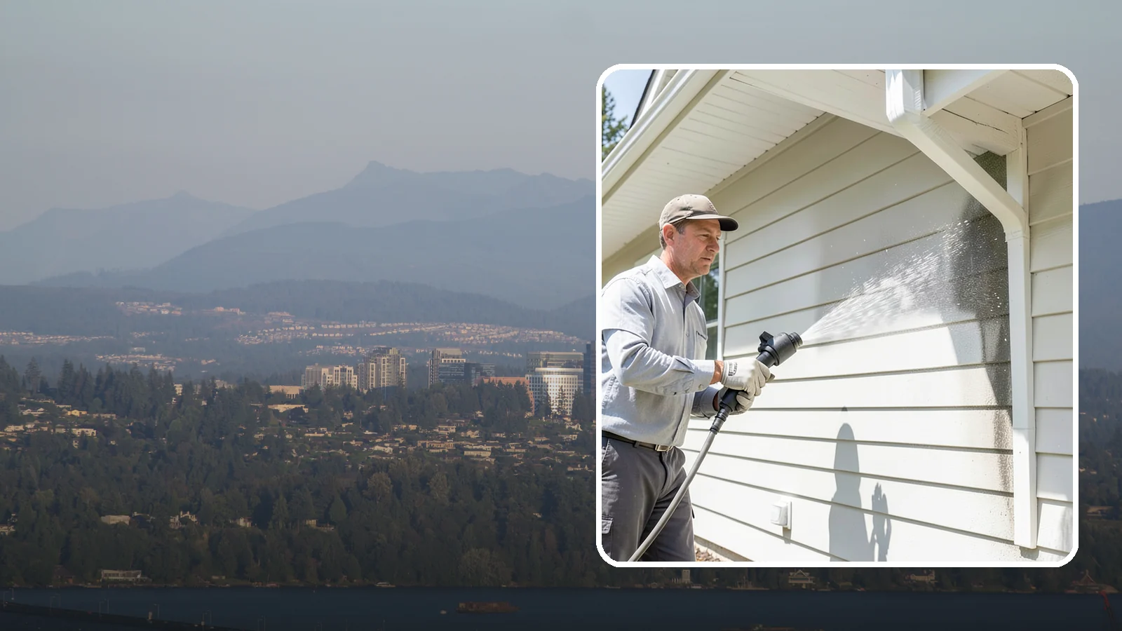 Fiber Cement Siding Washing in Medina, King County, WA - Fiber cement siding washing gently lifts mildew and grime from Hardie board while preserving its factory paint and sealed edges.