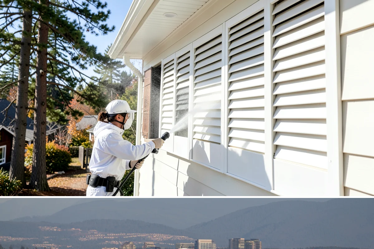 Fiber Cement Siding Washing in Medina, King County, WA - Schedule during the dry summer stretch so the boards dry thoroughly and the coating is not left damp.