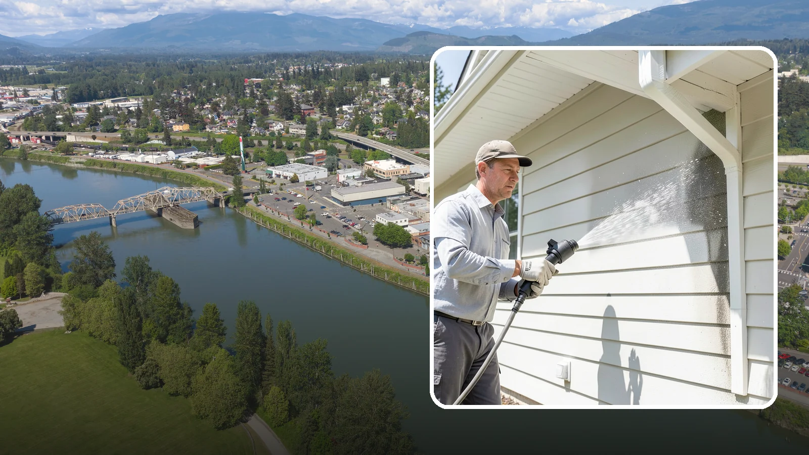Fiber Cement Siding Washing in Mount Vernon, Skagit County, WA - Fiber cement siding washing gently lifts mildew and grime from Hardie board while preserving its factory paint and sealed edges.
