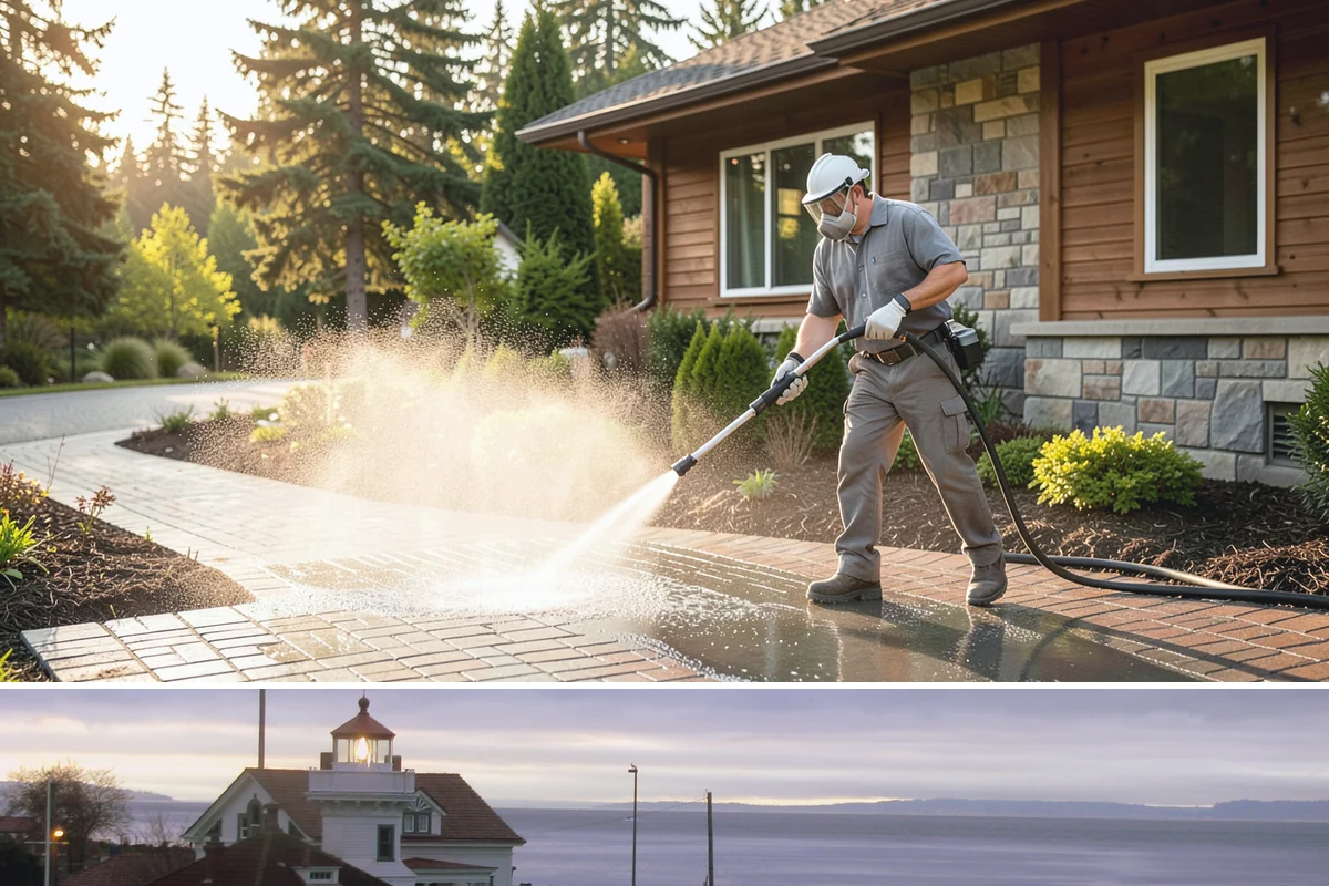 Fiber Cement Siding Washing in Mukilteo, Snohomish County, WA - Schedule during the dry summer stretch so the boards dry thoroughly and the coating is not left damp.