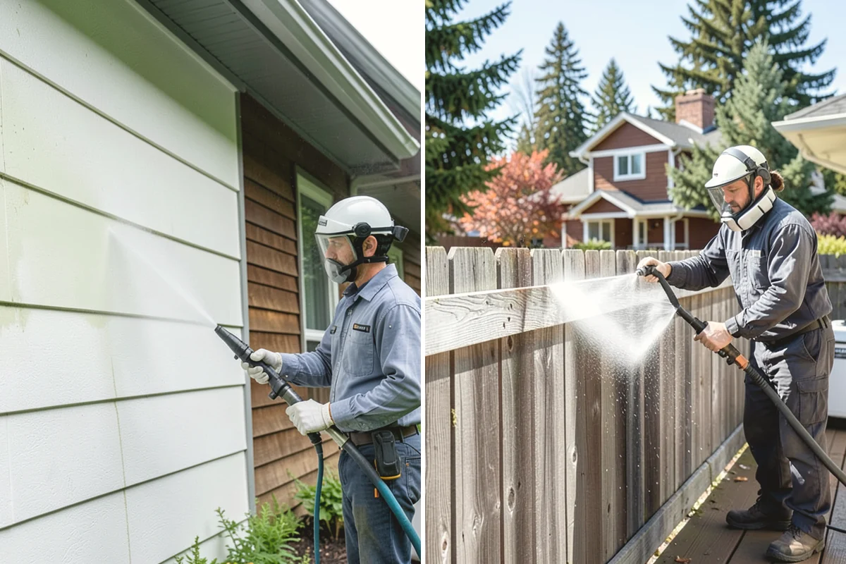 Fiber Cement Siding Washing in North Bend, King County, WA - Confirm the coating is sound and note any exposed edges
