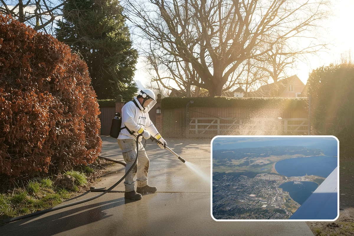 Fiber Cement Siding Washing in Oak Harbor, Island County, WA - Preserves factory paint and sealed board edges