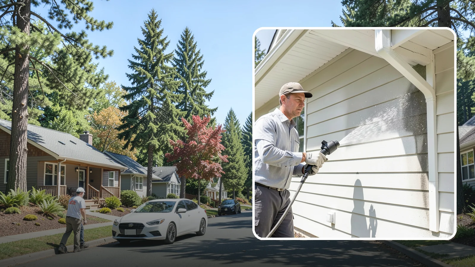 Fiber Cement Siding Washing in Orting, Pierce County, WA - Fiber cement siding washing gently lifts mildew and grime from Hardie board while preserving its factory paint and sealed edges.
