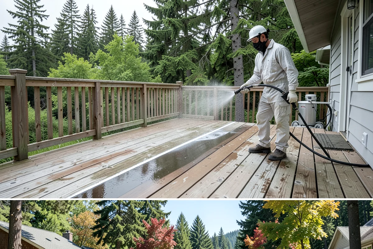 Fiber Cement Siding Washing in Orting, Pierce County, WA - Schedule during the dry summer stretch so the boards dry thoroughly and the coating is not left damp.