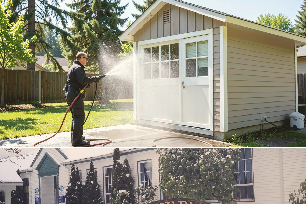 Fiber Cement Siding Washing in Pacific, King County, WA - Schedule during the dry summer stretch so the boards dry thoroughly and the coating is not left damp.